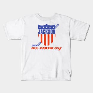 Defunct Jackson All-Americans Hockey Team Kids T-Shirt